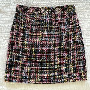 Ann Taylor Factory Multicolor Tweed Skirt